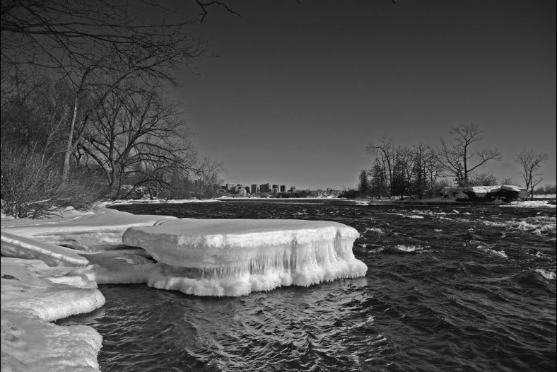 Ottawa River in winter