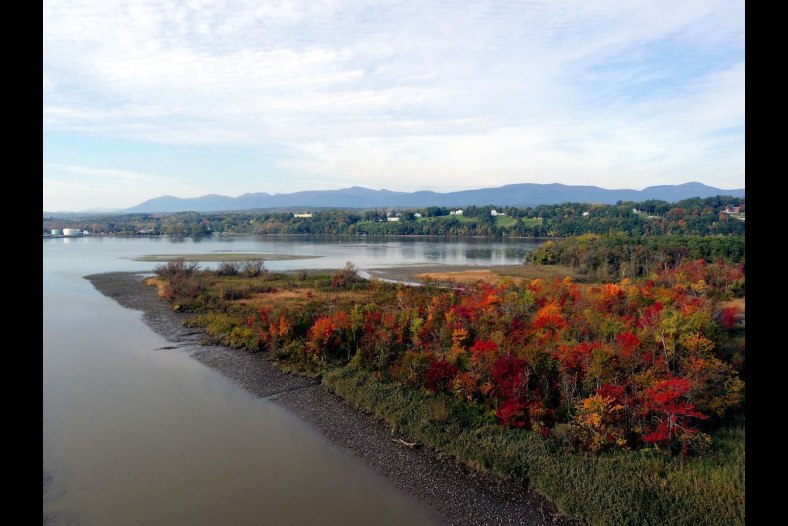 View from the Rip Van Winkle Bridge