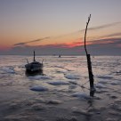 Boat in the ice