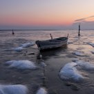 Boat in the ice