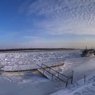Frozen river