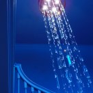 Blue staircase