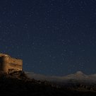 A castle in the night. 4000 ISO shot