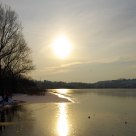 Iced sunset