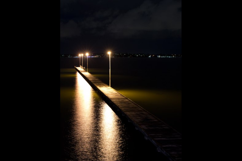 Como Jetty By Night