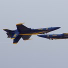 Opposing Horizontal Rolls--the Blue Angels 