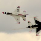 Opposing Knife Edge Pass--the Thunderbirds