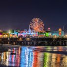Santa Monica Pier--Night