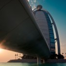 under the Burj