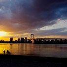 Sunset Of Tokyo Rainbow Bridge
