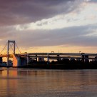 Sunset Of Tokyo Rainbow Bridge