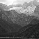 Gosau lake and Dachstein glacier, Upper Austrian Alps