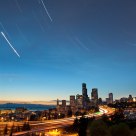 Star Trails over Seattle