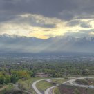 The Oquirrh Mountains under the Shroud 