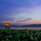 West Lake in the Sunset