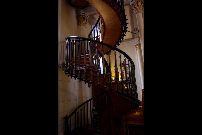 Mysterious spiral staircase of Loretto Chapel