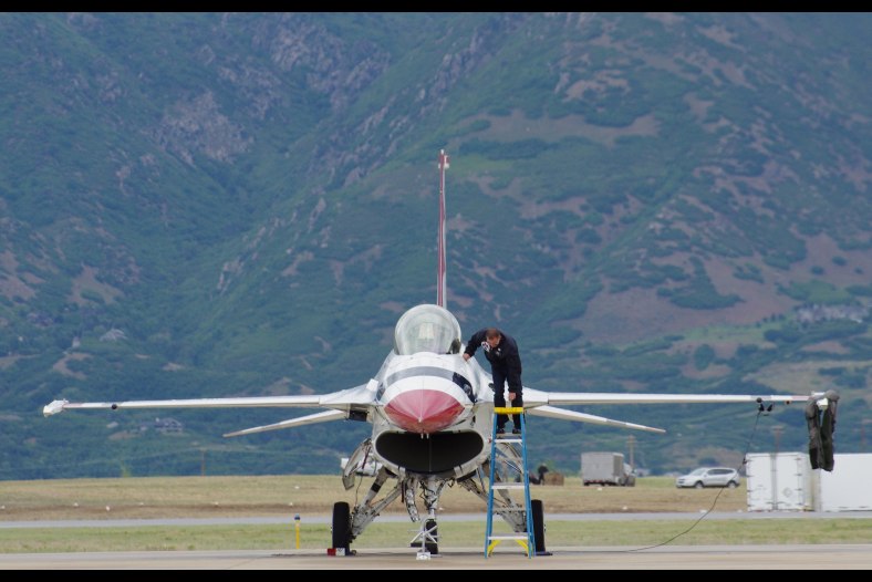 Preparation for a Flight--the Thunderbirds