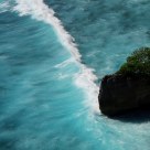 rock in the sea 