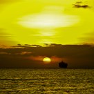 Sunset at the bay
