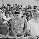 People at the horserace-course