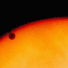 Venus Transition 2012 at 3rd contact  with black -drop effect.