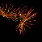 Fireworks in the night