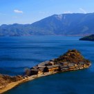 a peninsula in lake 