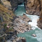 a river canyon in China