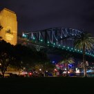 Sydney Harbour Bridge at night