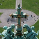 View from top of Berliner Dom on the Lustgarten