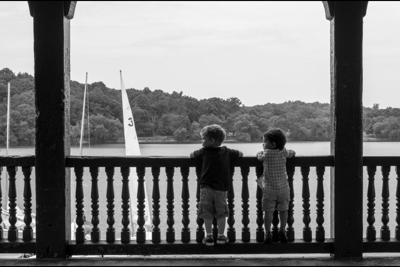 Boys at the Pond