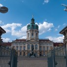 Schloss Charlottenburg, guarded by the warrior statues at its front gate
