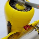 Canadian Harvard aircraft close-up