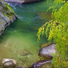 Beautiful  color of river