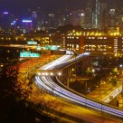 Light Trail from traffic
