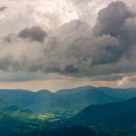 A break in the clouds