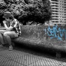 Alone in the street