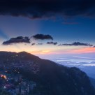 A sunset in LUSHAN