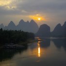 Sunup of Rijiang River