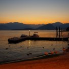 Sunset on the dock