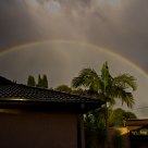 Rainbow from my backyard