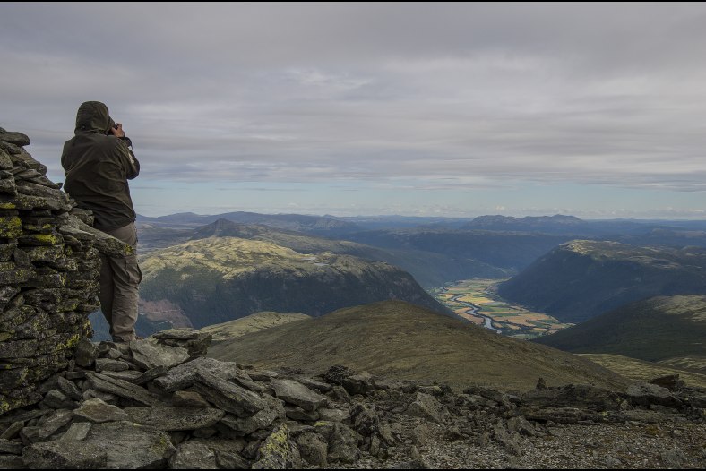 Viewpoint. 1671 meters above sea / Norway