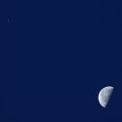 La Luna y Júpiter