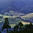 The sun in the valley