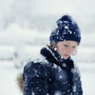 Boy in snow