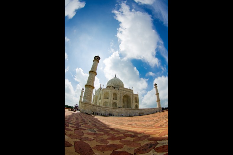 The Taj Mahal on Fisheye