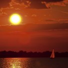 Sunset sailing