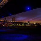 kortrijkse brug bij nacht