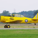 Canadian Harvard trainer taking off