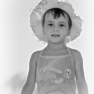 Young lady with hat